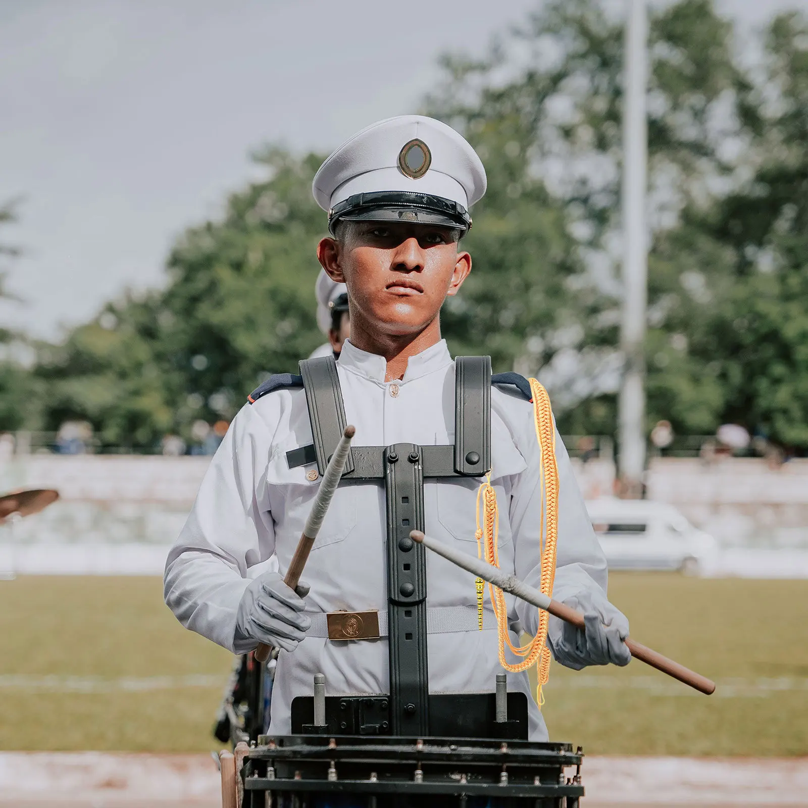 

Uniform Shoulder Cord Golden Aiguillette Braided Epaulets Stage Performance Security Accessory Gold Aiguillette