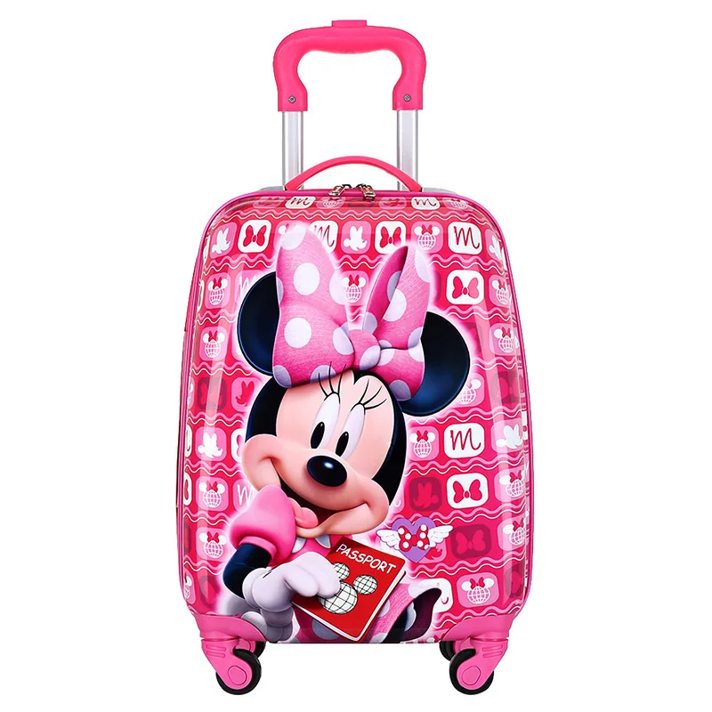 

Disney Mickey Mouse Children's Trolley Case Men's and Women's Travel Cases Baby Cartoon Luggage 18 "password Boarding Case