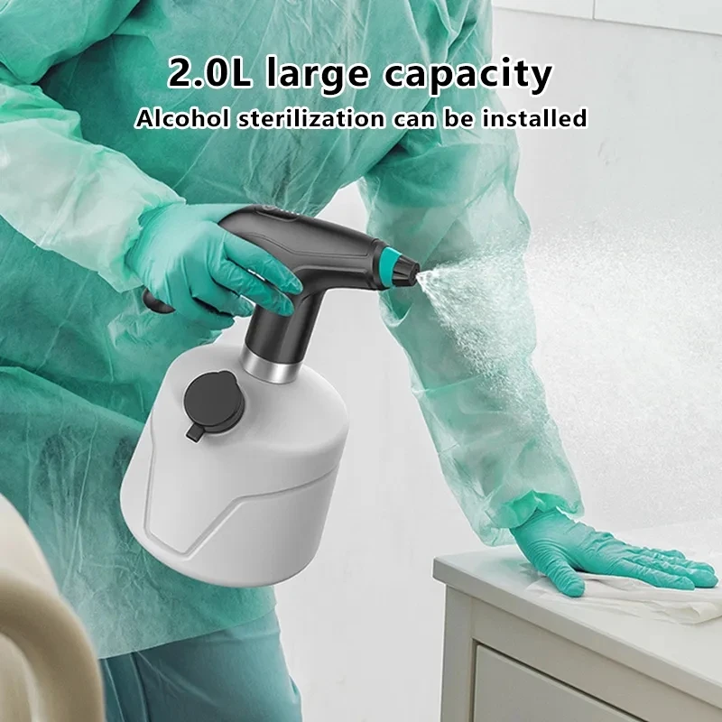 2L Electric Spray Bottle Plant USB Sanitizing Sprayer Automatic Watering Fogger Watering Machine Plants Garden Tool
