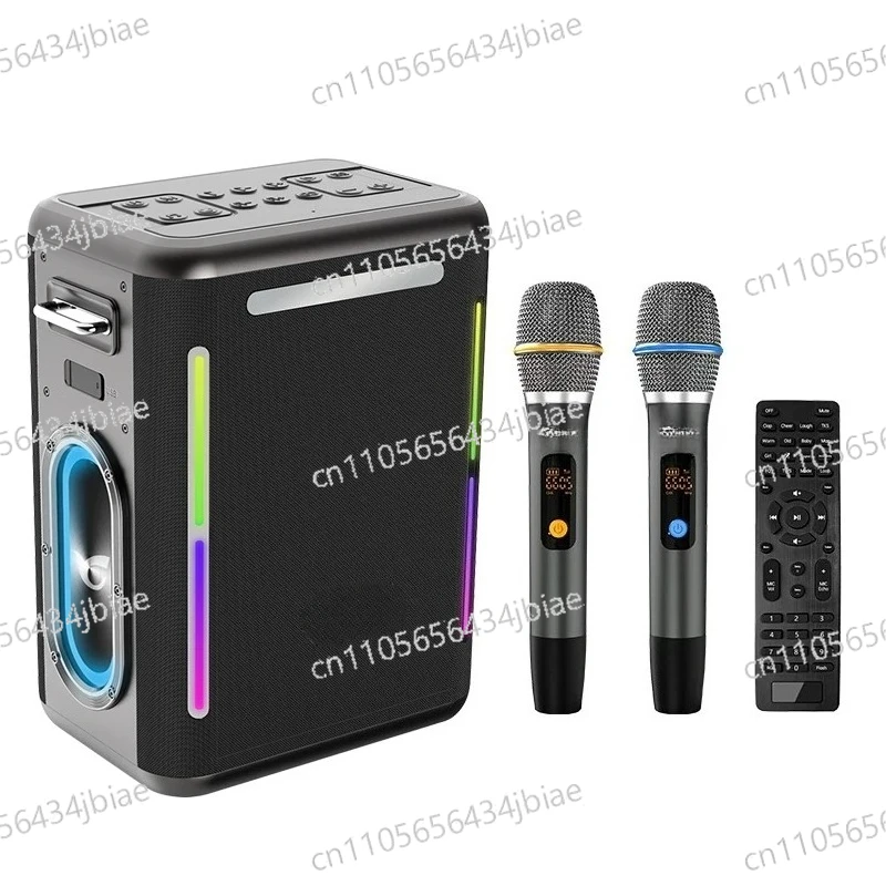 

Портативная водонепроницаемая Bluetooth-колонка 400 Вт с RGB-подсветкой, беспроводным сабвуфером и звуком 360°