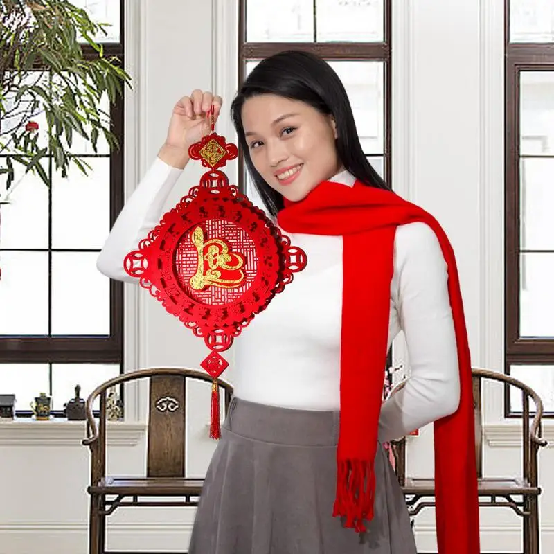 Adorno colgante para Festival de Primavera, decoración de Año Nuevo Chino 2025, adorno decorativo tradicional de Año Nuevo Lunar vietnamita