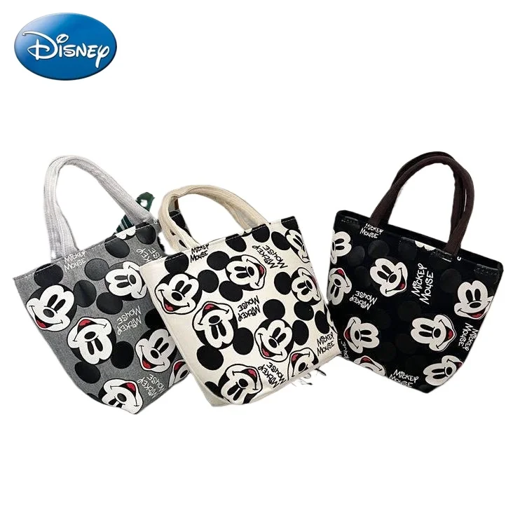 Disney Mickey Mouse torebka torba Bento Oxford płócienna torba z mała torebka mamusią niosącą mała płócienna torba dla kobiet