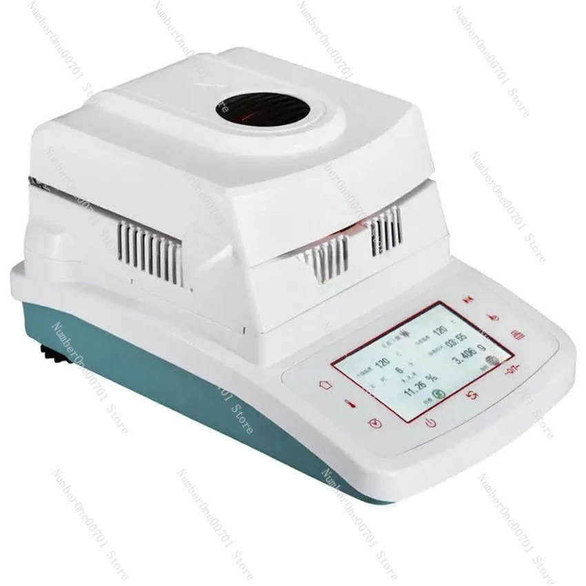 50g/110g 0.005/0.002/0.001g Automatic Halogen Heating Moisture Meter Analyzer Tester for Tea, grain, feed, corn, food, plastic