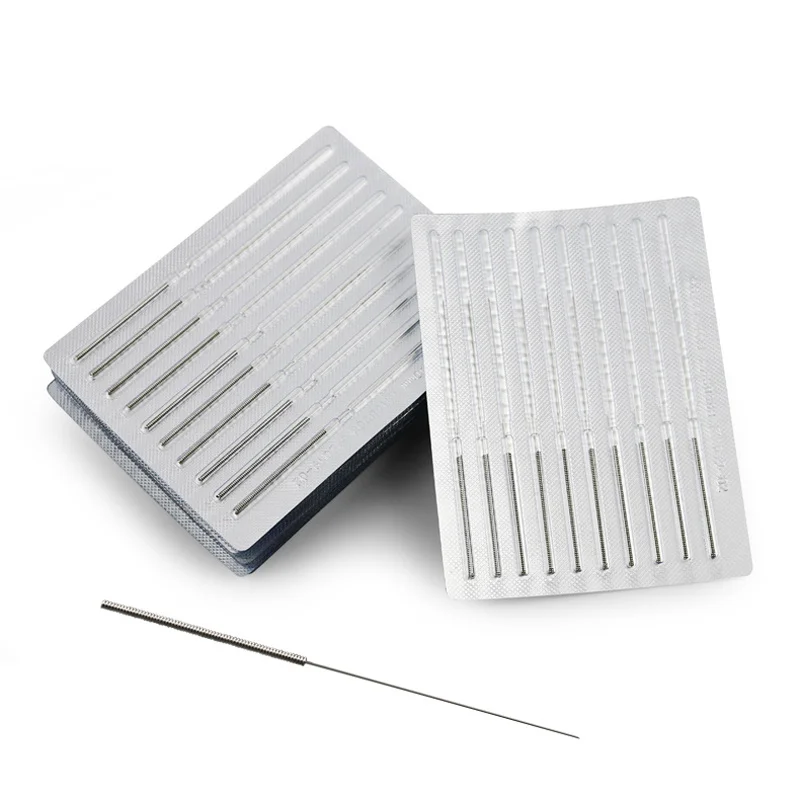 10boxes*100 Pcs Disposable Sterile Acupuncture Needle Single Packing Surgery Stainless Steel Acupuncture Needle Single Use 1000