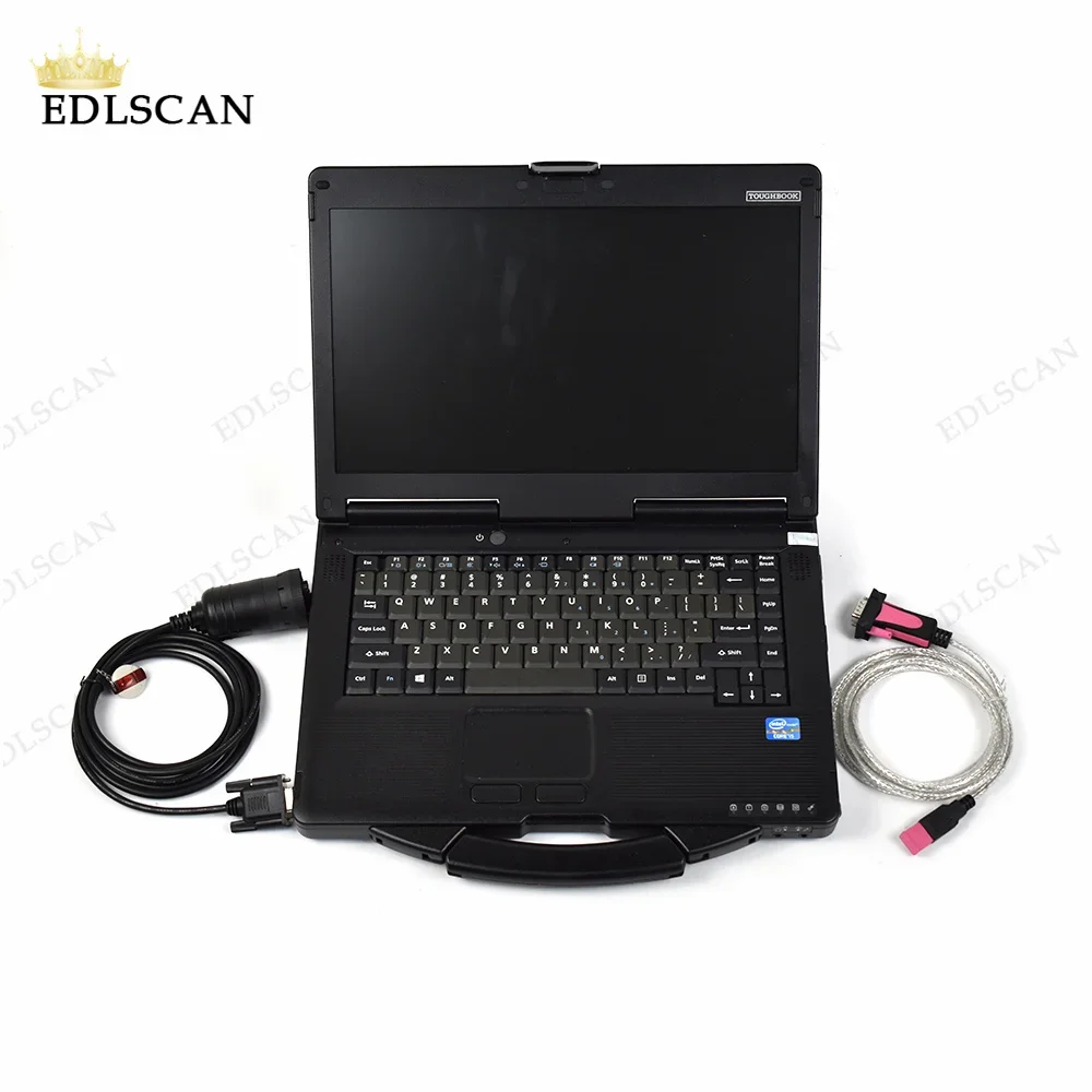 

Auto diagnostic scanner wire harness +CF53 laptop diagnostic scanner for Sculi Liebherr diagnosis software