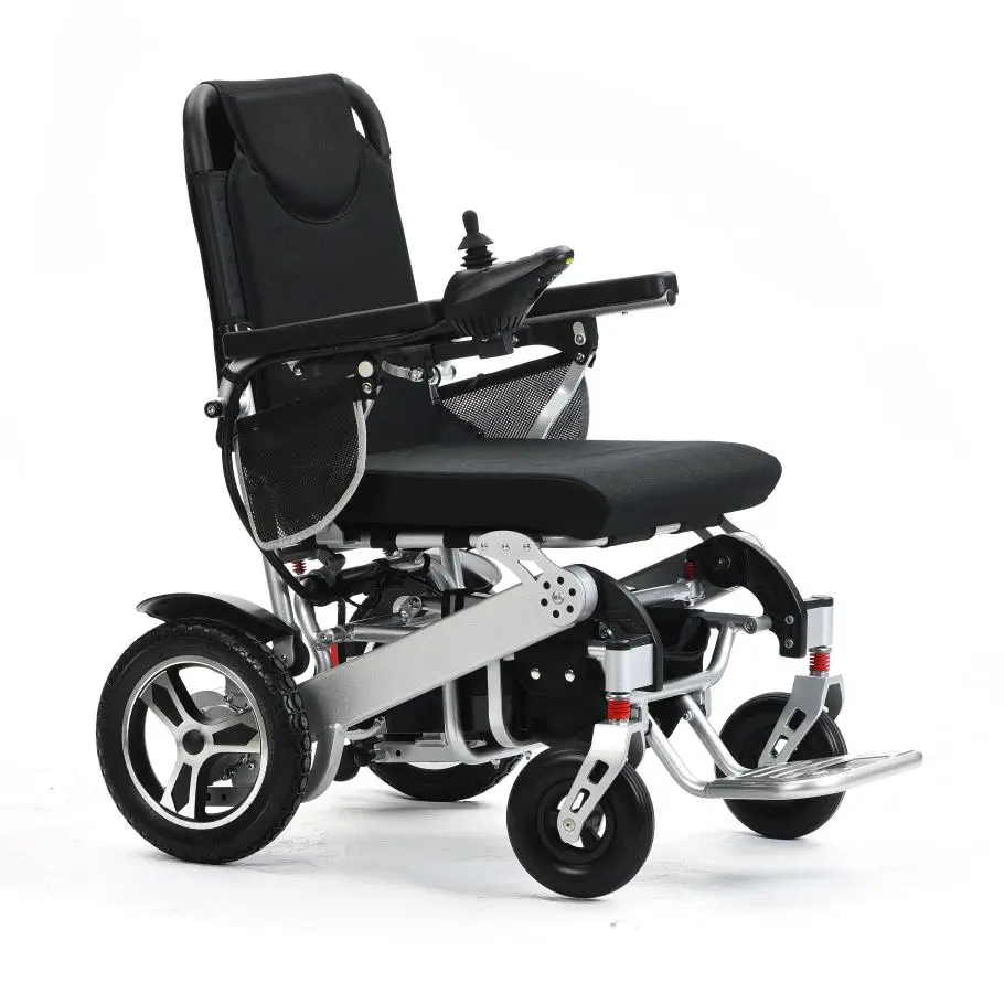 Super Light Full Automatic Reclining Wheel chair Portable Convenient Folding Electric Wheel chairs for Sale