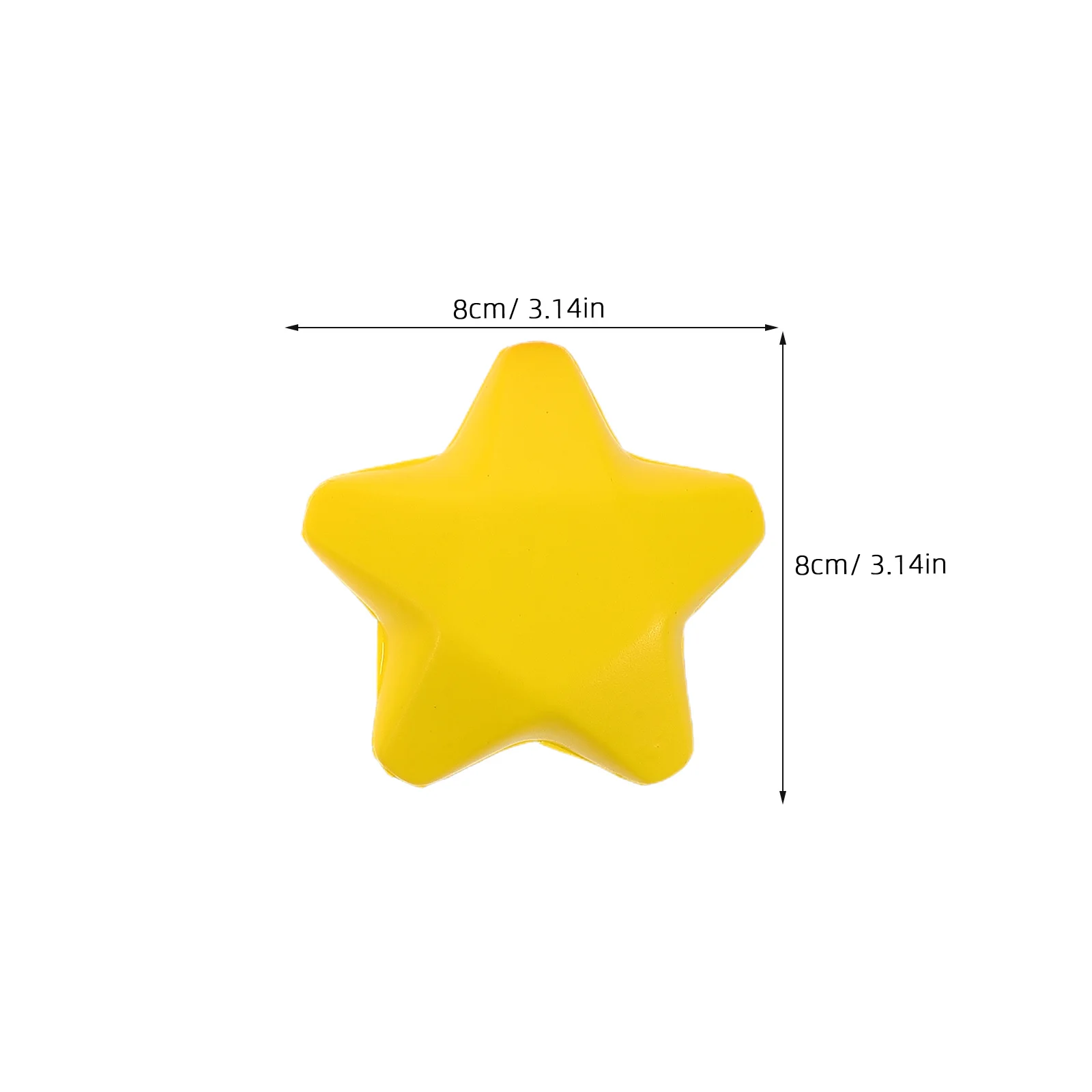 6 قطعة كرات ضغط رغوة البولي يوريثان على شكل نجمة كرة ضغط ناعمة قوة قبضة حسية تحسين التنسيق بين اليد ألعاب تغيير لون الفصول الدراسية #4