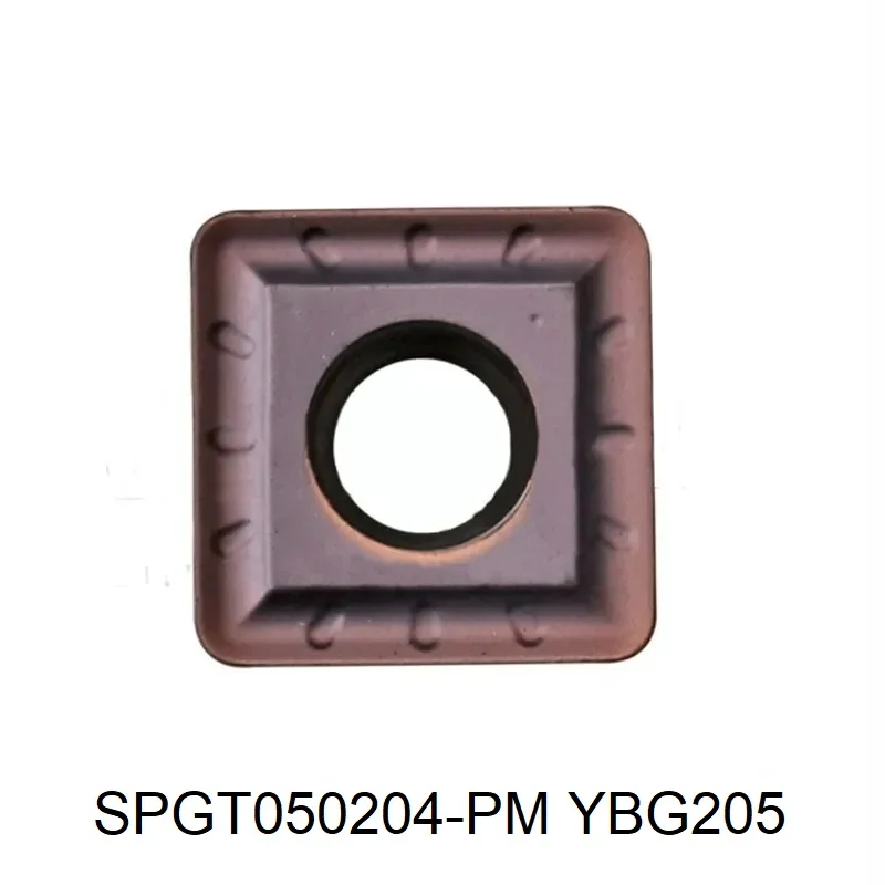 

YBG205 YBG212 Original ZCC CNC SPGT 050204 MILLING TOOLS INSERTS CUTTER FOR STAINLESS STEEL YBG205 SPGT050204-PM YBG212