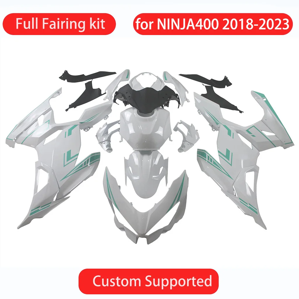 For KAWASAKI EX400R 2018 2019 2020 2021 2022 2023 Motorcycle FairingsNINJA400 18-23 Aftermarket Bodywork Fairing Kit