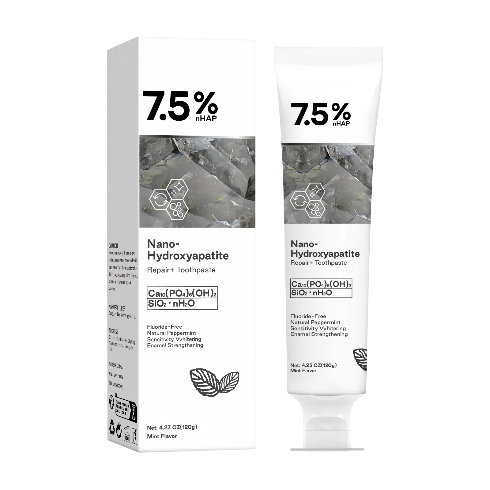 120g Nano Hydroxyapatite Tandpasta Remover Koffie/Thee Vlek Verbeteren Slechte Adem Voorkomen Cariës Frisse Adem Tanden Tandheelkundige zorg