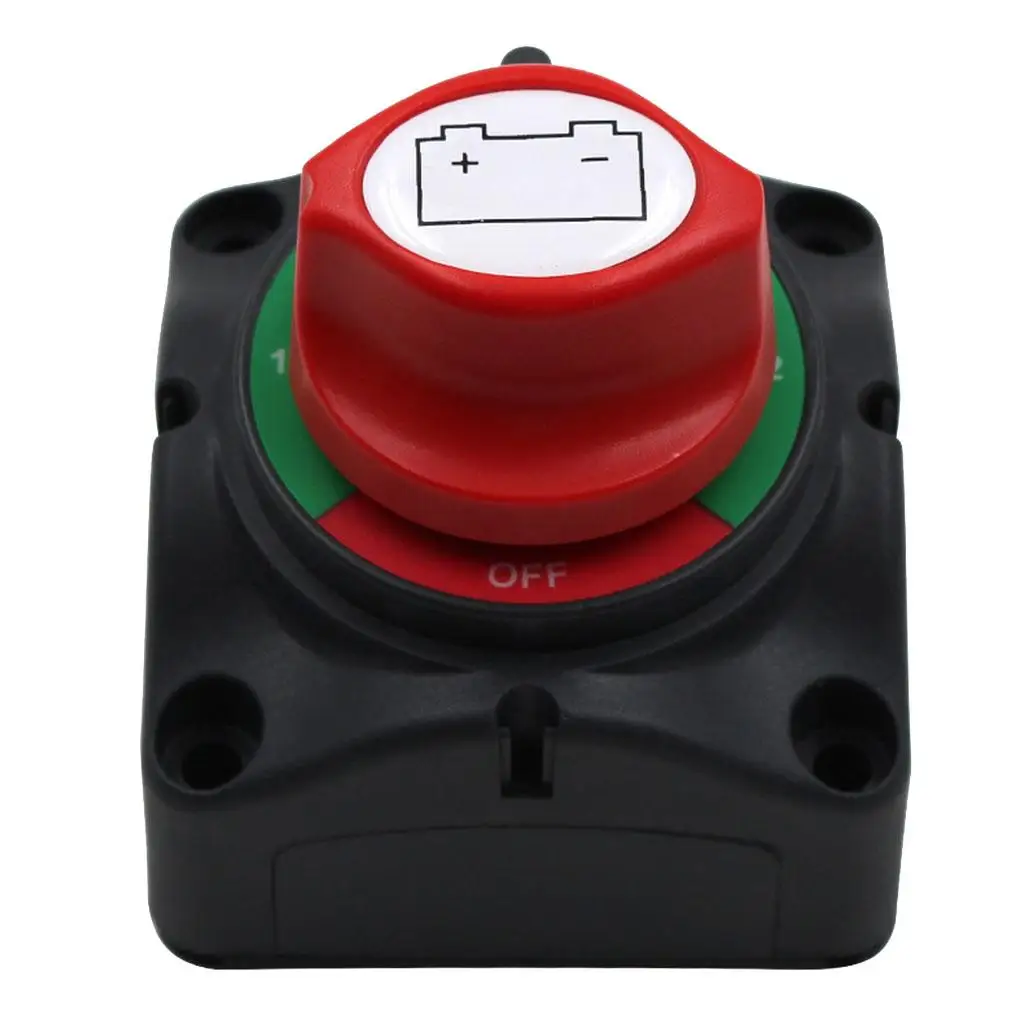 Battery Selector Switch for Marine Boat Vehicles, 3 Disconnect Switch