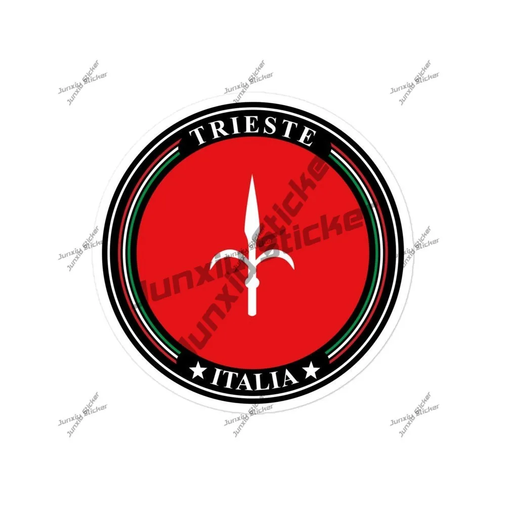 

Trieste Italy Flag Sticker Waterproofing Outdoor Decal Pvc Accessories Style For Car Body Windows Motorcycle Helmet Wall Fuel