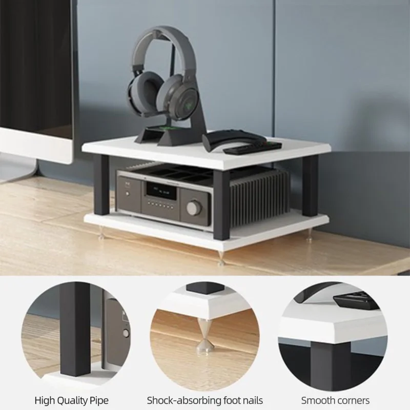 2-4 Layers Audio Rack 35X40cm Speaker Stand E1 Loudspeakers Storage Cabinet Steel Frame Amp Support For Amplifiers Sound Box DJ