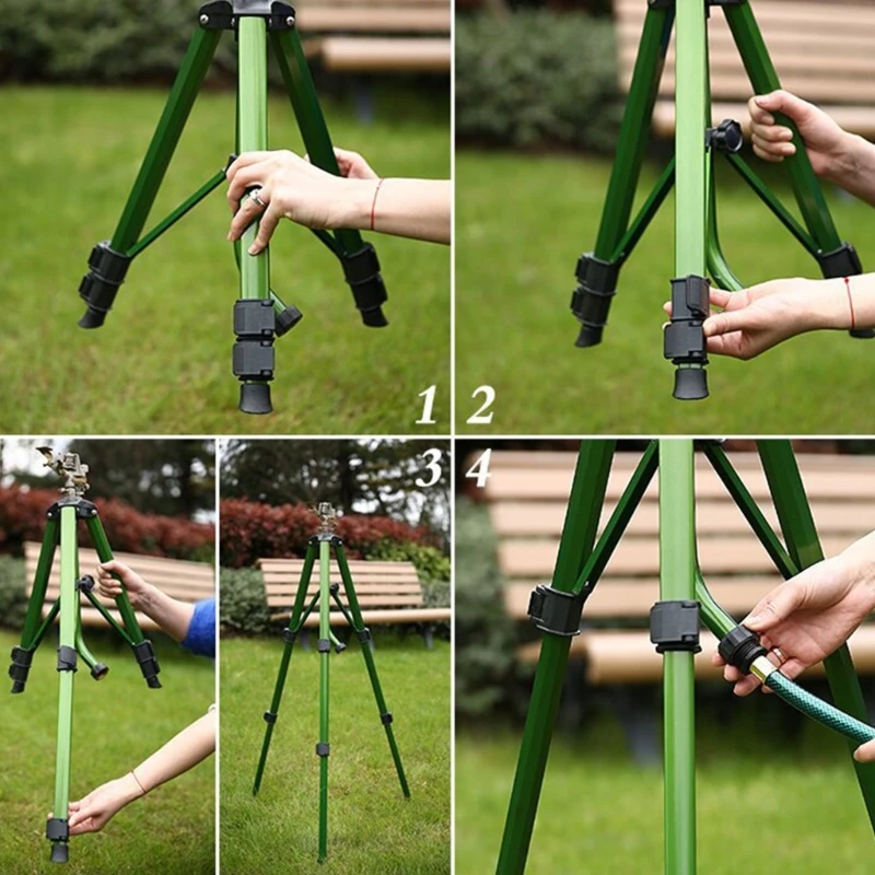 Strong Bronze Effect Water Sprinkler On Modifiable 105cm Mixture Stand 4 Pattern Configuration For Outdoor Irrigation A2BB