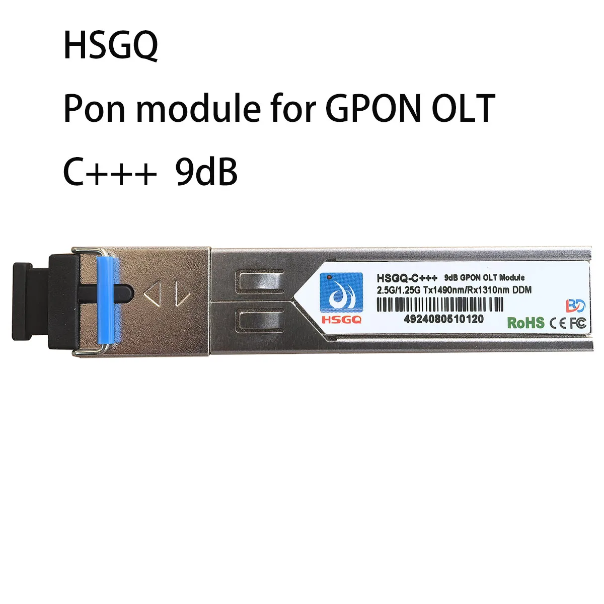 Модуль GPON OLT C+++ PON Tx1490nm/Rx1310nm Gpon ONU Stick SFP, C++ 5DB/C+++ 7 дБ, совместимый со всеми произведениями GPON OLT