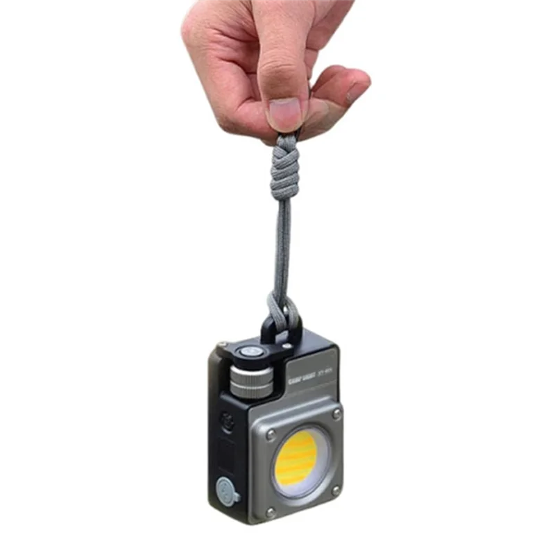 Absq-ultra brilhante 3500lm mini luz de acampamento USB-C recarregável 5 modos de luz portátil para emergência ao ar livre