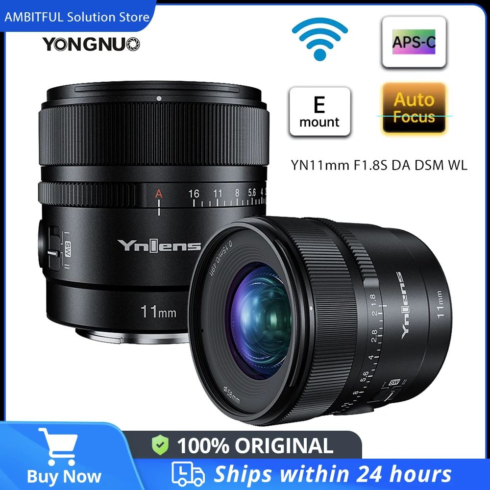 ヨンヌオ YN11mm F1.8S DA DSM WL AF/MF APS-Cフレーム 大口径固定単