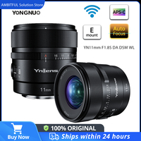 YONGNUO YN11mm F1.8S DA DSM WL AF/MF APS-C Frame Large Aperture Fixed Prime Lens for Sony E Mount Mirrorless Cameras