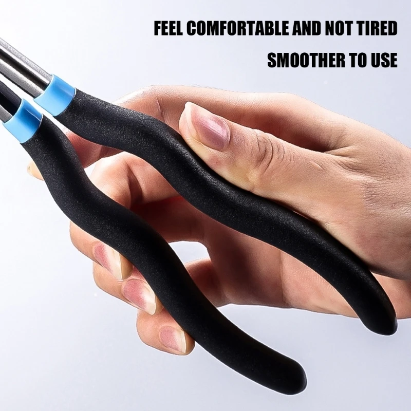 Detail Repair Plier with Extended Nose Ends, Steel Build, Textured Handles and Carry Wrap for Close Access best sale