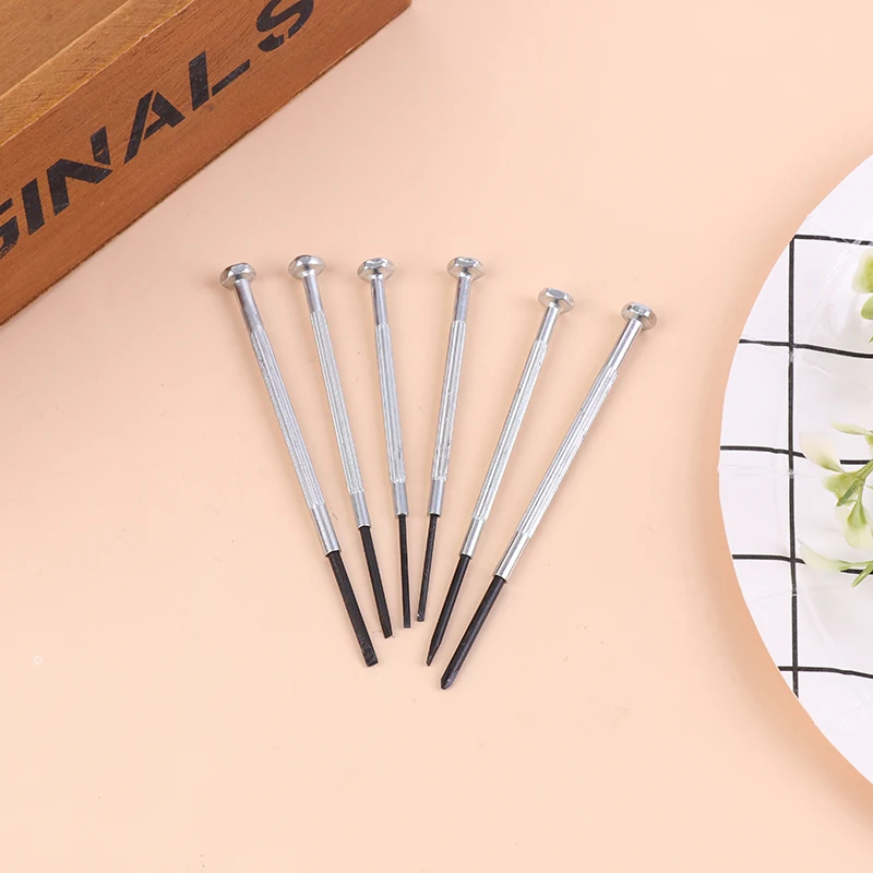 1 Set Glasses Repair Screwdriver Set with Slotted Phillips Bits Tool Steel for Watch Glasses Screw Driver Repair Tools Wholesale