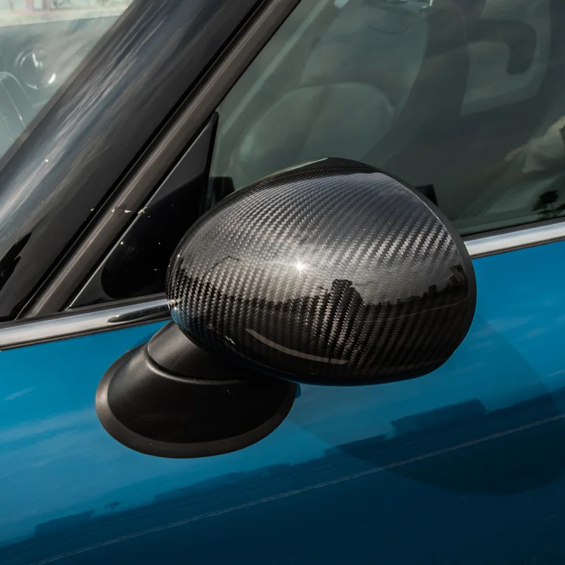 

Зеркало заднего вида из углеродного волокна, крышка дверного крыла, боковое зеркало, декоративная оболочка для MINI COOPER F54 F55 F56 F57 F60, автомобильный аксессуар