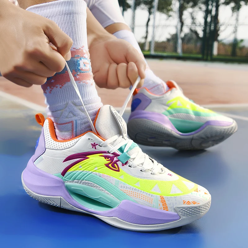 Men Women Basketball Shoes Fashion Lightweight Breathable Sports Shoes Training Athletic Sneakers Men Zapatos Casuales De Hombre