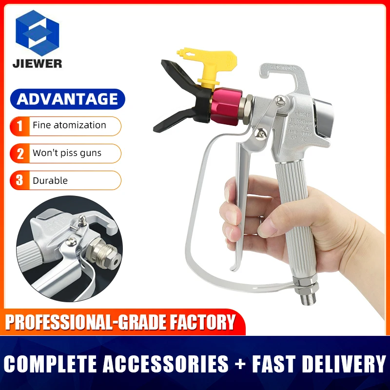 

3600 PSI High Pressure Airless Spray Handheld Latex Paint Spray Gun Airless Paint Spray Gun Airbrush Spray with Tip Nozzle Guard