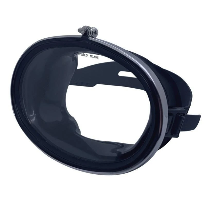 

652F Adjustable Clear Panoramic Goggle Ovals Diving Swimming Goggle Single Lens Snorkels Diving Mask Diving Accessories
