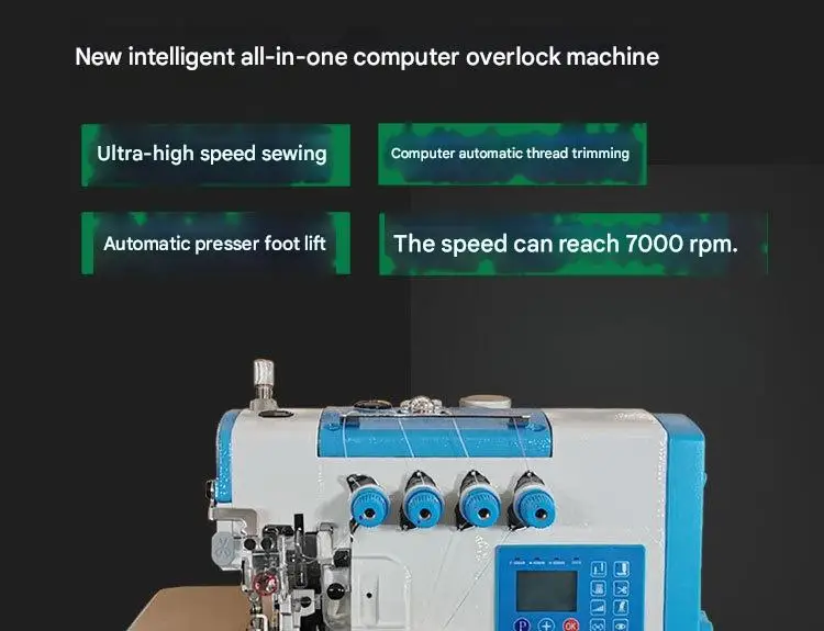 High-Speed Sewing Machine Energy Saver Industrial Lockstitch Machine for T-shirts Shirts Suits Jeans