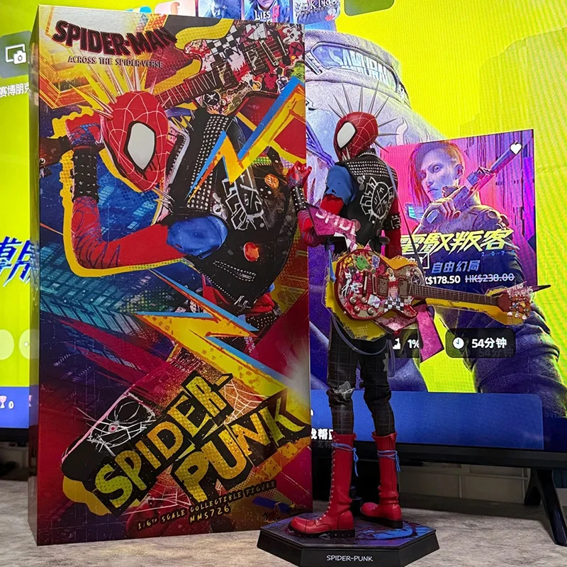 

Коллекционная фигурка Hot Toys Spider Punk в масштабе 1:6, модель Spider-Man: Через вселенные, для взрослых коллекционеров.