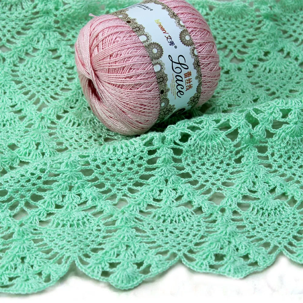 50g/Ball Quality Knitting Embroidery Craft Wool Embroidery Hand Knit Yarn Cotton Lace Yarn Crochet