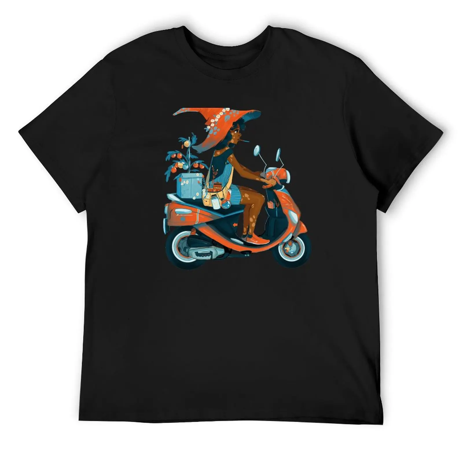 Moped T-Shirt summer top graphics mens tall t shirts