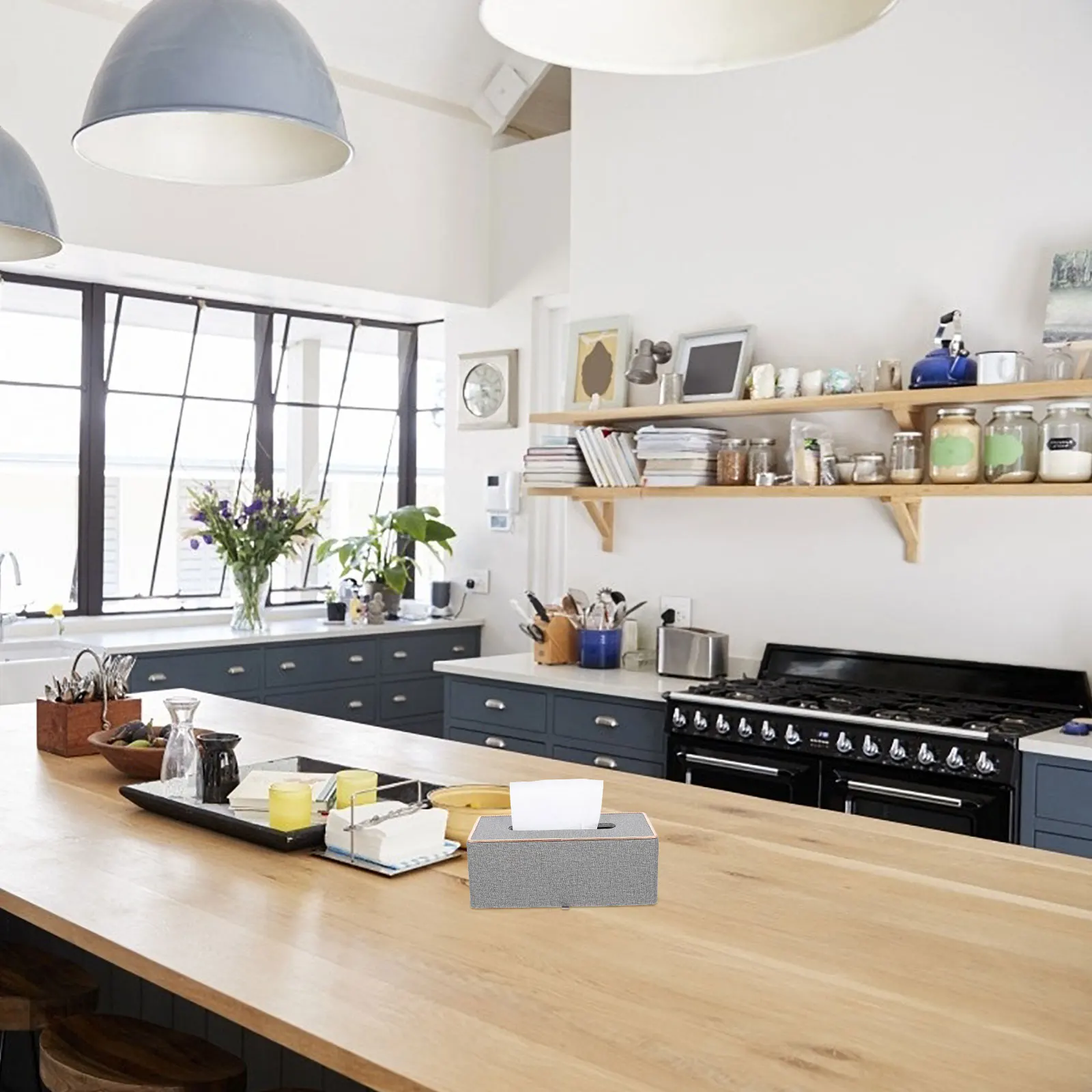 

Household Tissue Box Creative Napkin Storage Case Multi-Purpose Desktop Paper Holder for Home Office Car