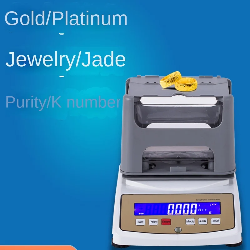 Gold Detector Platinum Tin Precious Metal Purity Tester Mineral Rock Densitometer High Precision Gold Detection Instrument