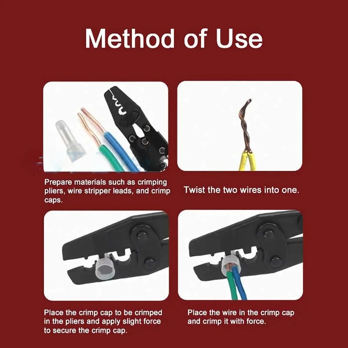 10~2000Pcs CE Type CE-1 CE-2 CE-5 CE-8 Wire Terminal Pressure Line Nylon66 Closed End Cap Connector Car Audio Cable Crimp Splice