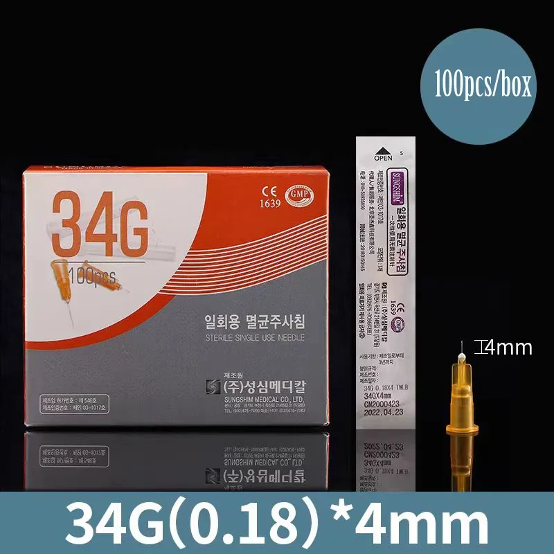 High Quality Tattoo Needles Disposable Micro Plastic 18G,30G,25G,27G,26G,32G,Painless Small Needle Sterile Injector Tool Parts