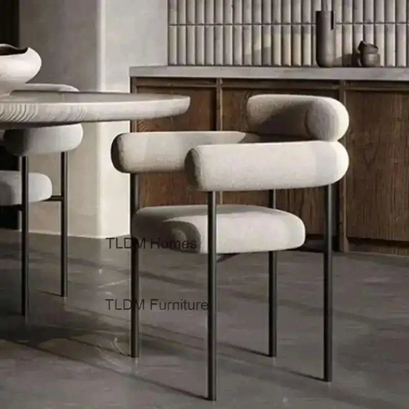 

Modern Dining Chairs home Furniture Light luxury Dining room Chair Backrest Armchair Personality Designer Kitchen Dining Chair X