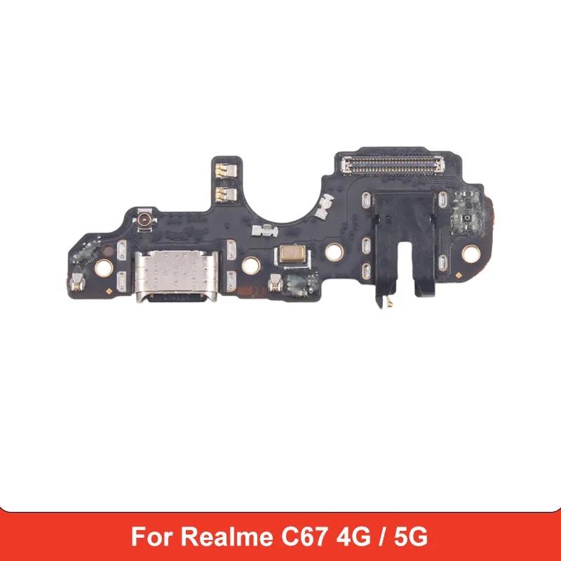 USB Charging Dock Board For Realme C67 4G RMX3890 Charger Port Connector Flex Cable For Realme C67 5G Repair parts