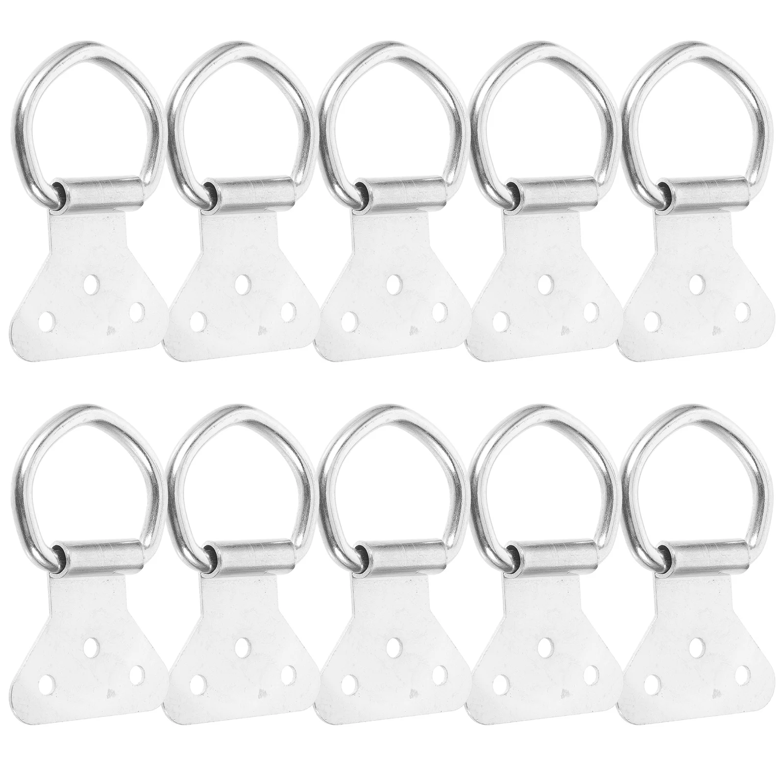 10 Pcs Coat Hangers Heavy Duty Picture Wall Rings Metal Canvas for Walls Trailers Hanging Hooks Frames