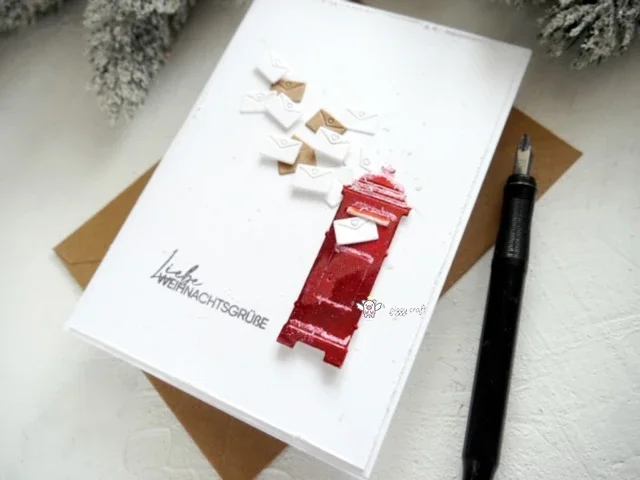 Mmao Crafts Metal Steel Cutting Dies Mailbox envelope Scrapbooking Paper/photo Cards Embossing Dies