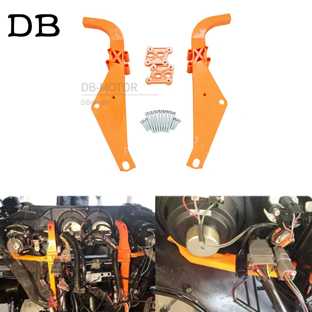 Motorcycle Inner Fairing Dresser Batwing Support Speaker Bracket Holder Fit Harley Touring FLHX Electra Street Tri Glide 96-13