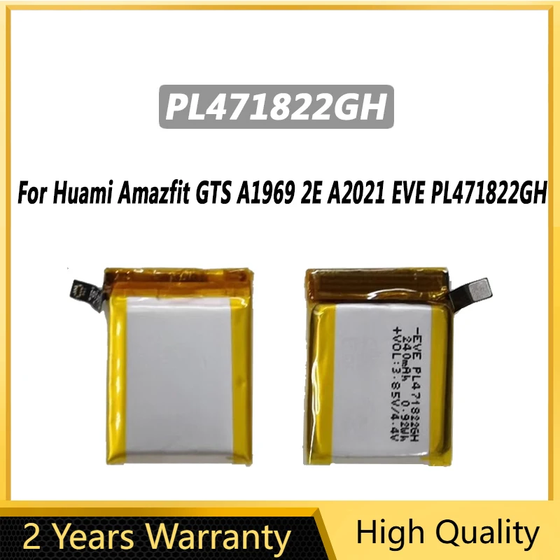 PL471822GH Li-ion Battery For Huami Amazfit GTS A1969 2E A2021 EVE PL471822GH Smart Sport Watch Batteries