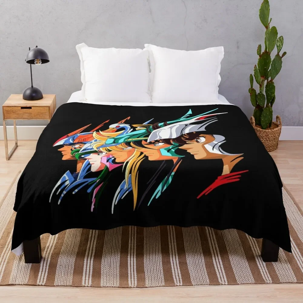 

Caballeros del zodiaco - Bronze saints #3 Throw Blanket Plush Decorative Beds Camping Blankets