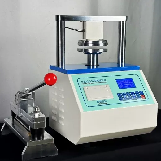 Touch Screen Paper Cardboard Stiffness Tester, Paper Edge Crush Testing Equipment