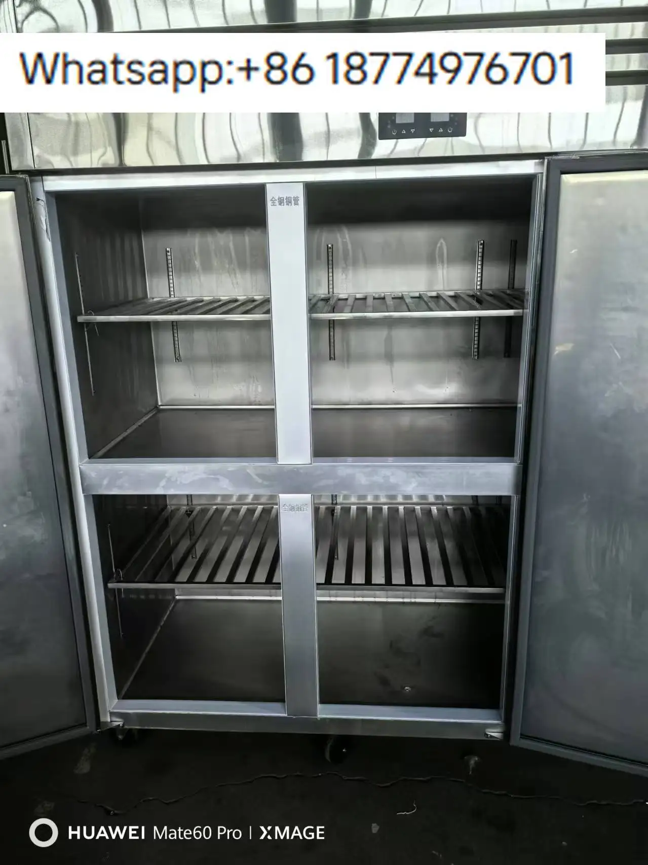 

Коммерческий вертикальный морозильник из нержавеющей стали 2025 года с двойной температурой, умный холодильник для кухни, конкурентная цена, серебристый дисплей