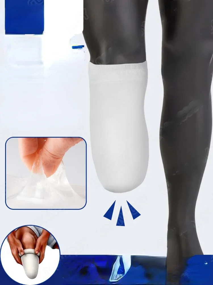 Brand Prosthetic Silicone Sleeve Protector Calf Stump Socks Thickened Gel Amputation Prosthetic Accessories for Men and Women