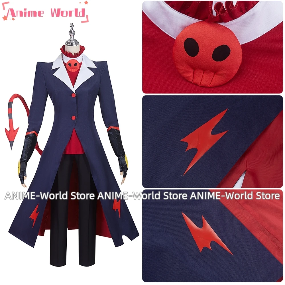 Anime Blitzo Cosplay Costume Party Uniform Suit with Tail Halloween Outfit Custom Custom Size Any Size