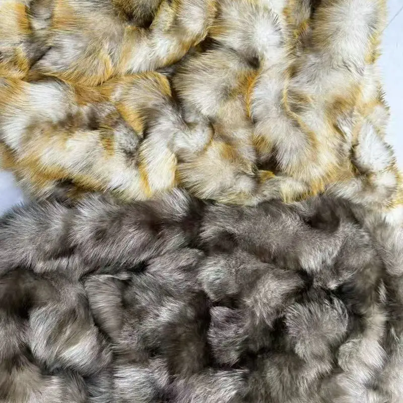 

1yard High-grade Jacquard Soft fox DIY handmade faux fur fabric, pile felt cloth,Plush carpet mats fabric