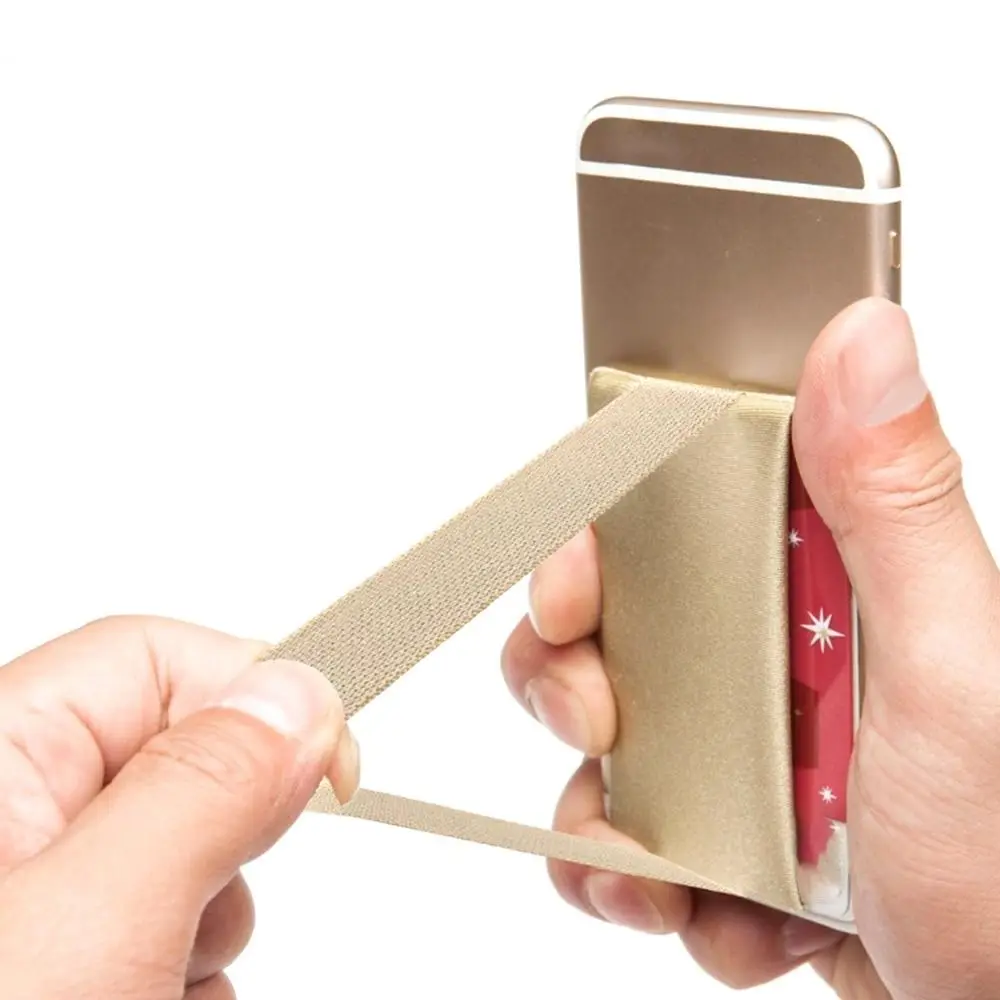 

2Pcs Adhesive Wallet Case Sticker ID Card Holder Business Credit Pocket Phone Back Card Holder Phone Pouch