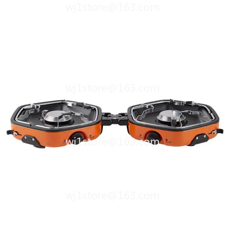 

Folding double-ended split cassette stove portable outdoor hot pot gas stove picnic stove camping cooker
